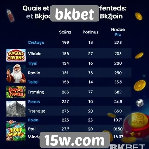 Comparativo entre jogos populares no bkbet